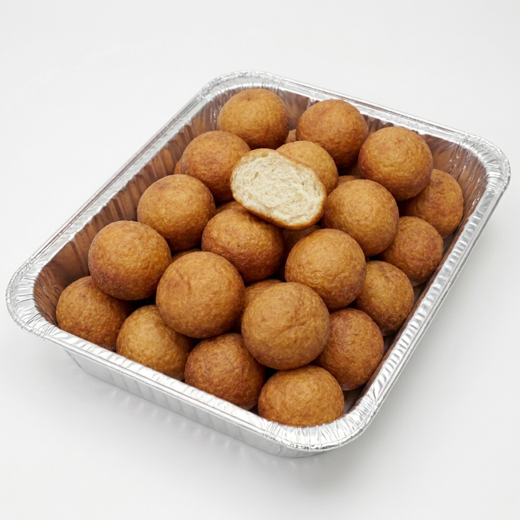 30-piece Nigerian puff puff tray for parties and events near Loganville, GA