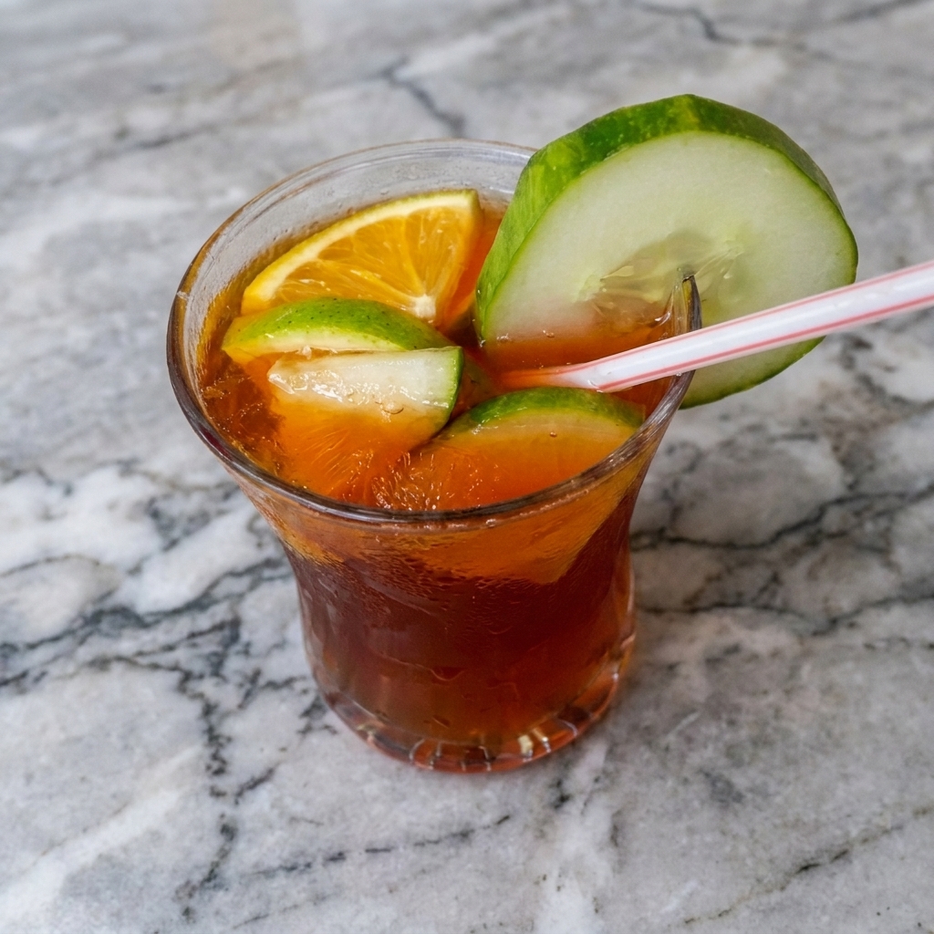 Chapman Nigerian mocktail with cucumber and lemon for events in Gwinnett County and metro Atlanta