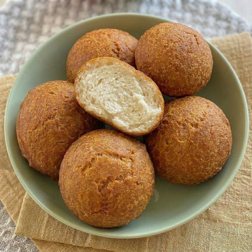 Soft golden Nigerian buns on a plate for events in Gwinnett County and metro Atlanta