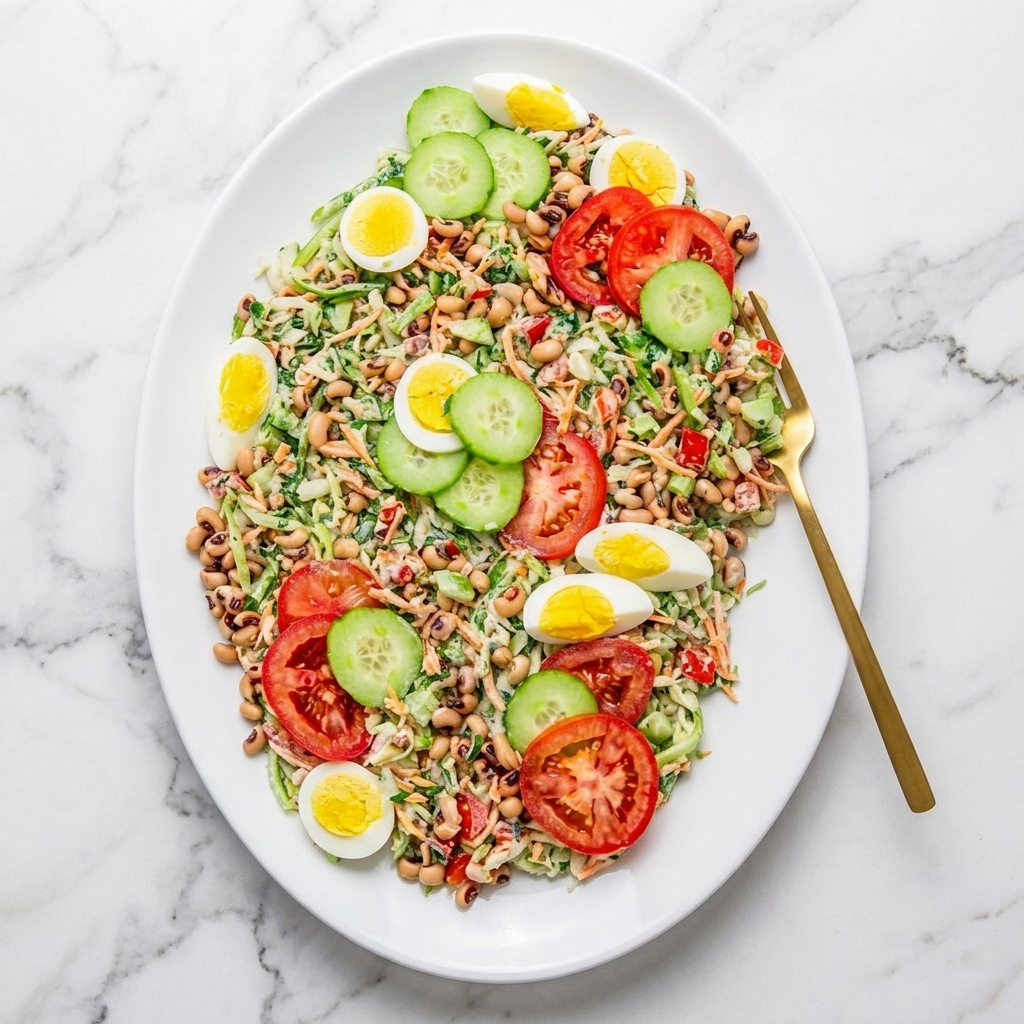 Nigerian salad with vegetables and egg for events in Gwinnett County and metro Atlanta