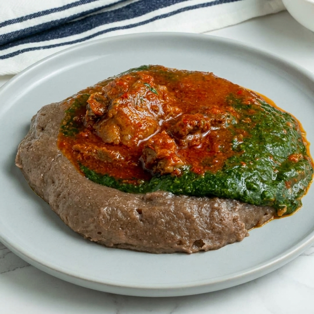 Amala with soup Nigerian style for events in Gwinnett County and metro Atlanta